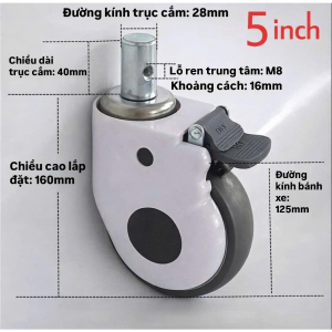 Bánh xe giường y tế cho bệnh nhân